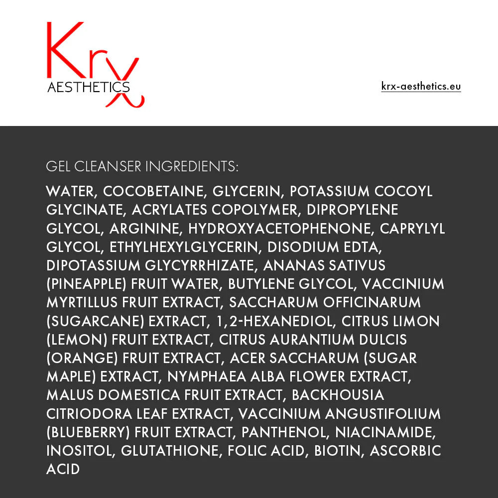 KRX Aesthetics GLOW MAZGĀŠANAS GĒLS, 100 ml