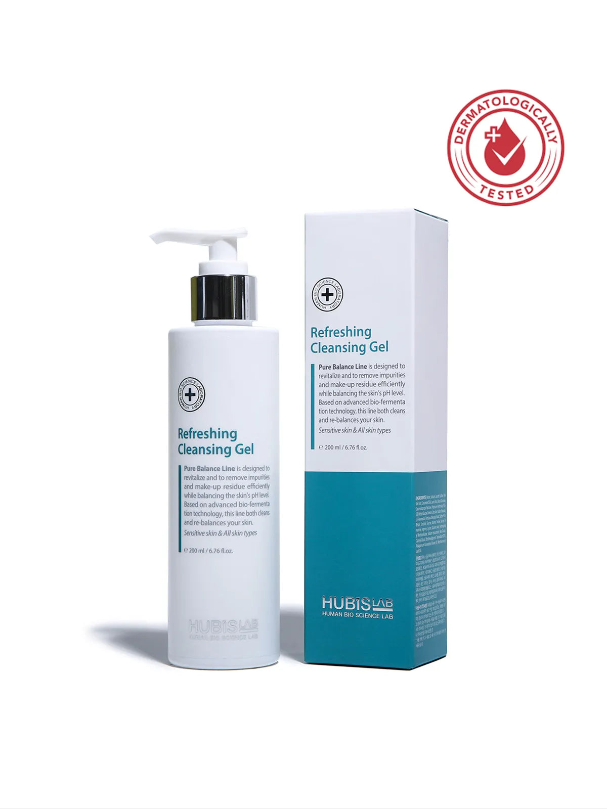 Hubislab Refreshing Cleansing Gel | Attīrošs gēls kombinētai ādai 200ml