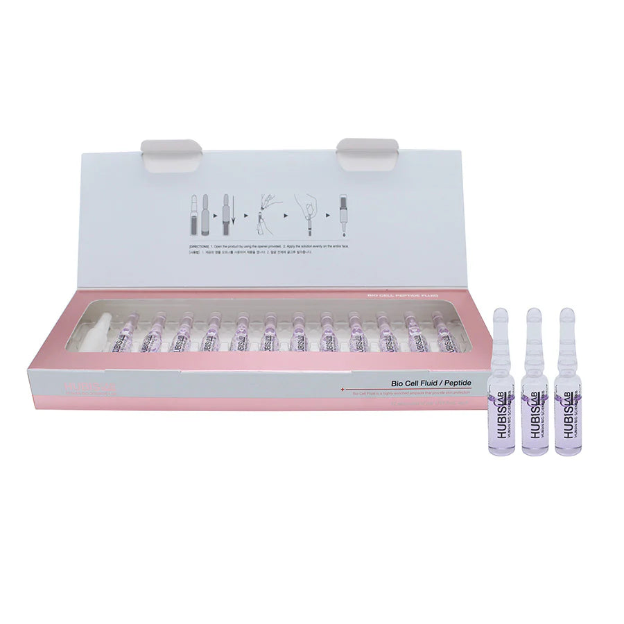 Hubislab Bio Cell Peptide Fluid | Peptīdu ampulas 2ml 12 gab
