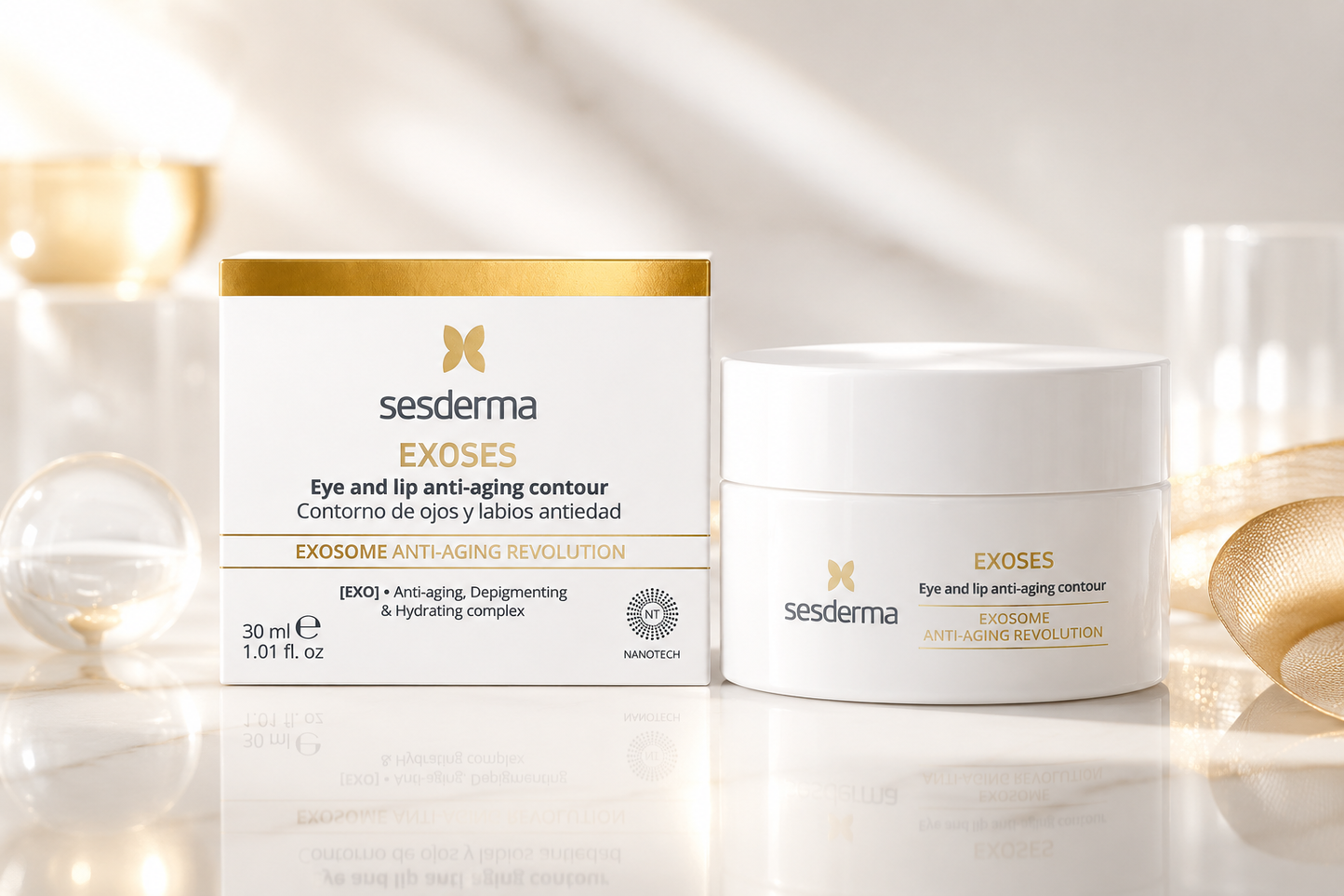EXOSES acu un lūpu kontūru krēms ar eksosomām, 30 ml