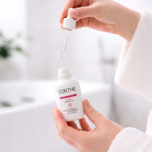 Corthe Bifida Ampoule 50 ml Atjaunojoša probiotiku ampula jutīgai un novecojošai ādai