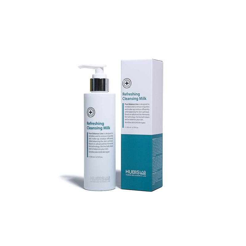 Hubislab Refreshing Cleansing Milk | Attīrošs pieniņš jutīgai ādai 200ml