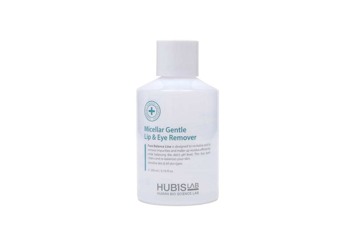 Hubislab Micellar Gentle Lip and Eye Remover | Micelārais ūdens acu un lūpu zonai 200ml