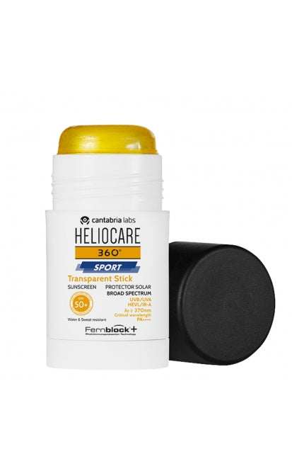 Heliocare 360° Sport Transparent Stick SPF50+ | Zīmulis sportam 25g