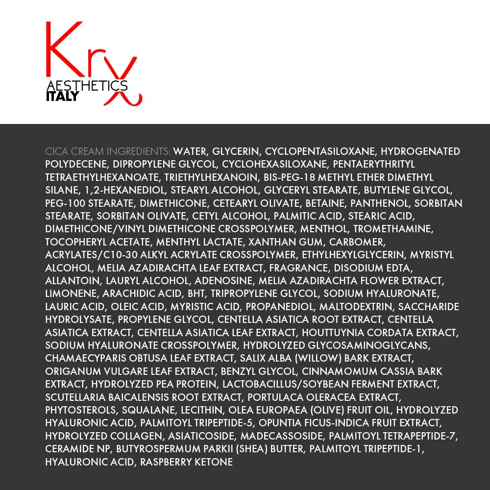 KRX Aesthetics CICA KRĒMS. 100 g