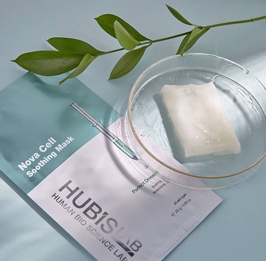 HUBISLAB e+ Epiderma Nova Cell Soothing Mask | Nomierinoša Maska, 5gab.