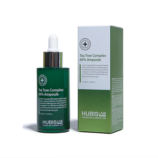 HubisLab Tea Tree Complex 60% Ampoule/ Tējas koka kompleksa 60 % ampula 50 ml