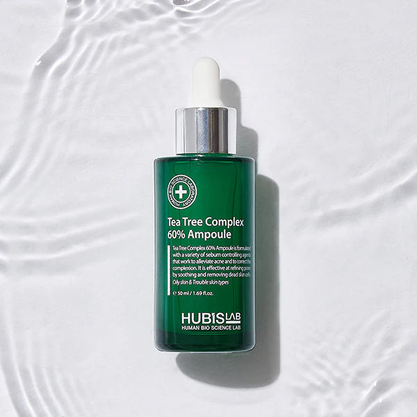 Hubislab Tea Tree Complex 60% Ampoule | Tējas koka ampula taukainai ādai 50ml