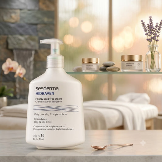 Sesderma Hidraven putojošais krēms bez ziepēm | Maigs attīrošais krēms 300ml