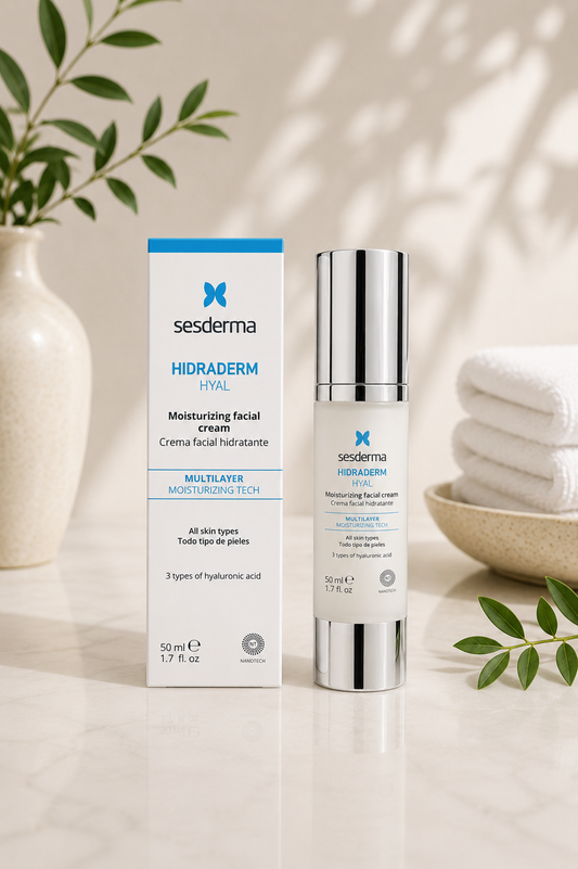 Sesderma Hidraderm Hyal sejas krēms ar 3 hialuronskābēm 50ml