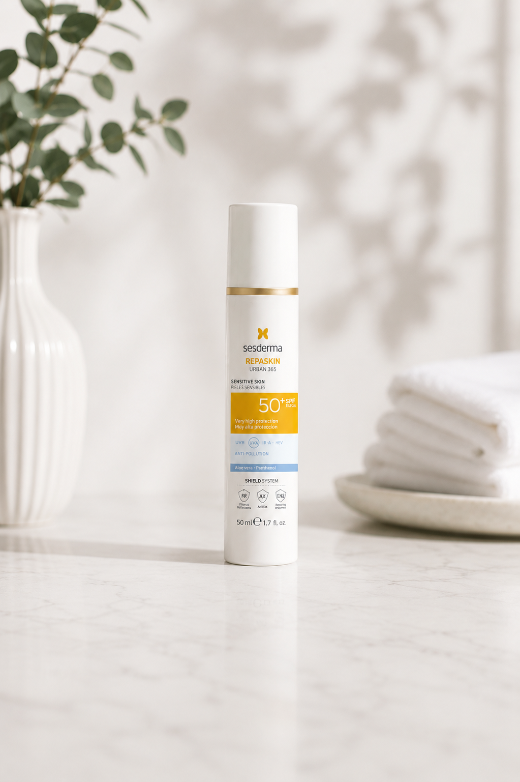 Sesderma Repaskin Urban 365 SPF50 jutīgai ādai 50ml