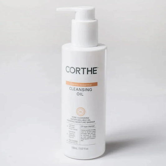 Corthe Cleansing Oil 150 ml  Attīroša sejas eļļa dekoratīvās kosmētikas un SPF noņemšanai