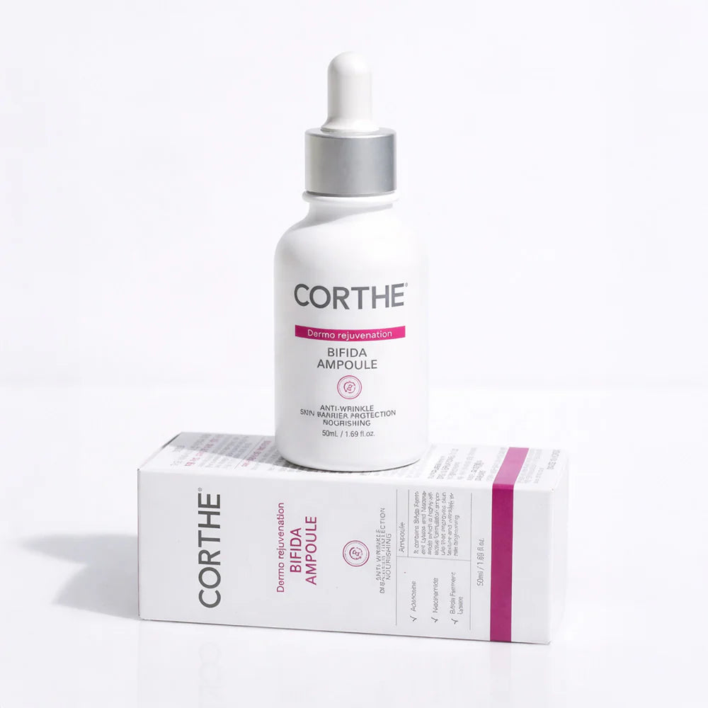 Corthe Bifida Ampoule 50 ml  Atjaunojoša probiotiku ampula jutīgai un novecojošai ādai