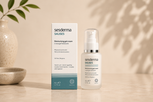 Sesderma Salises mitrinošs gelkrēms taukainai un aknesklīstai ādai 50ml