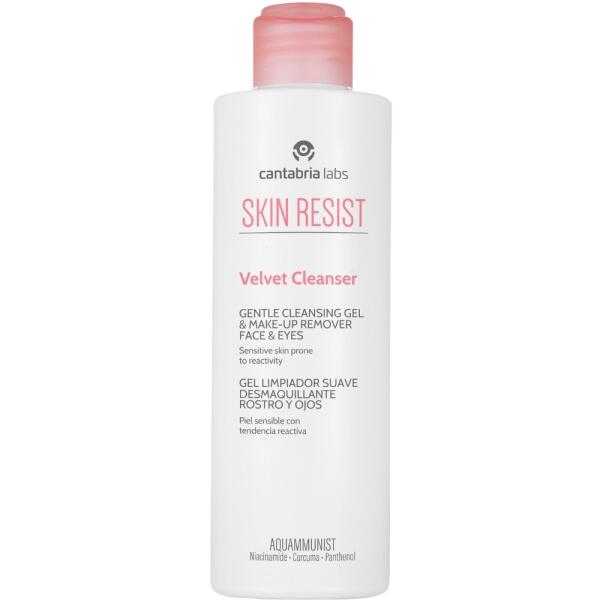 SKIN RESIST VELVET CLEANSER I Maigs gelveida attīrītājs jutīgai, kairinātai ādai, 200ml