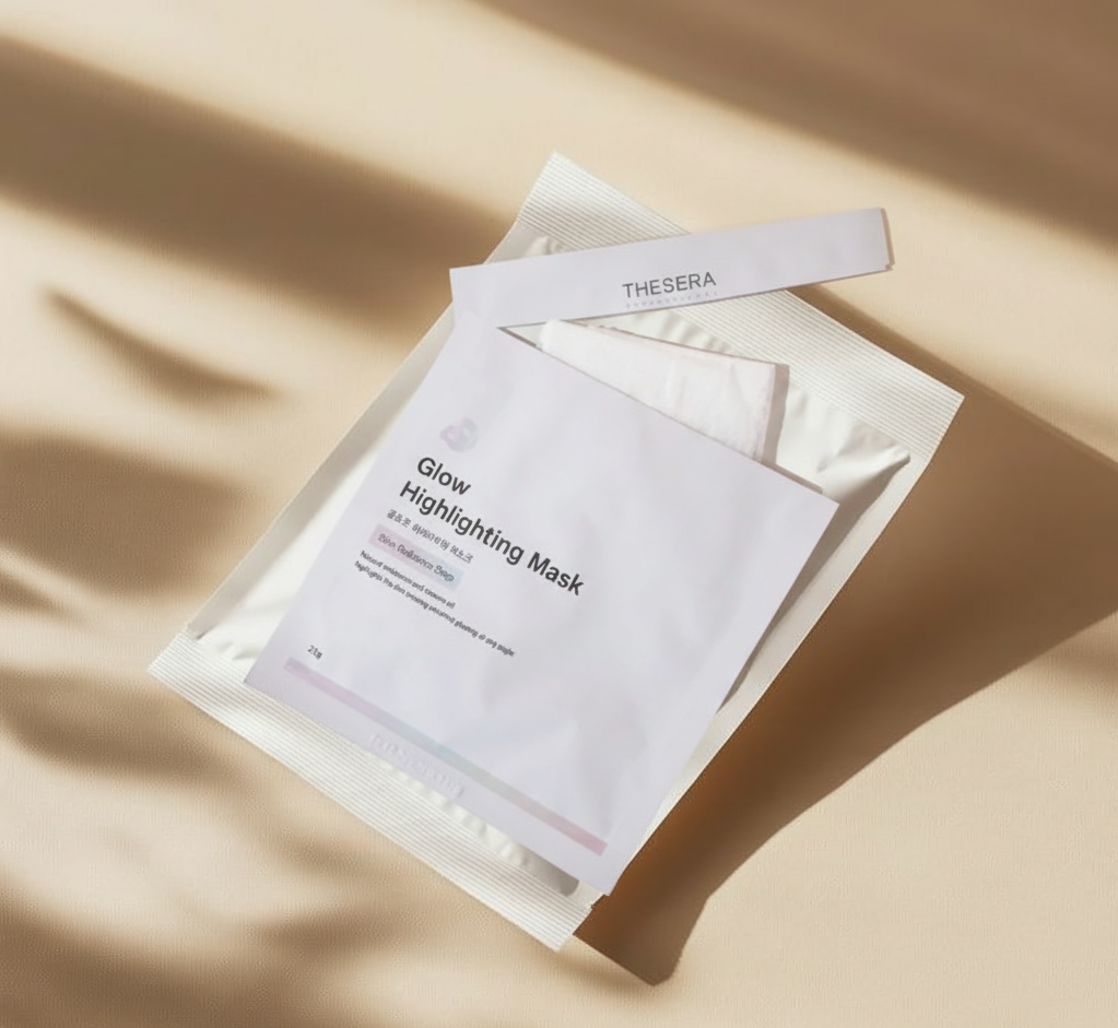 THESERA GLOW HIGHLIGHTING MASK | Loksnes maska, 1 gab
