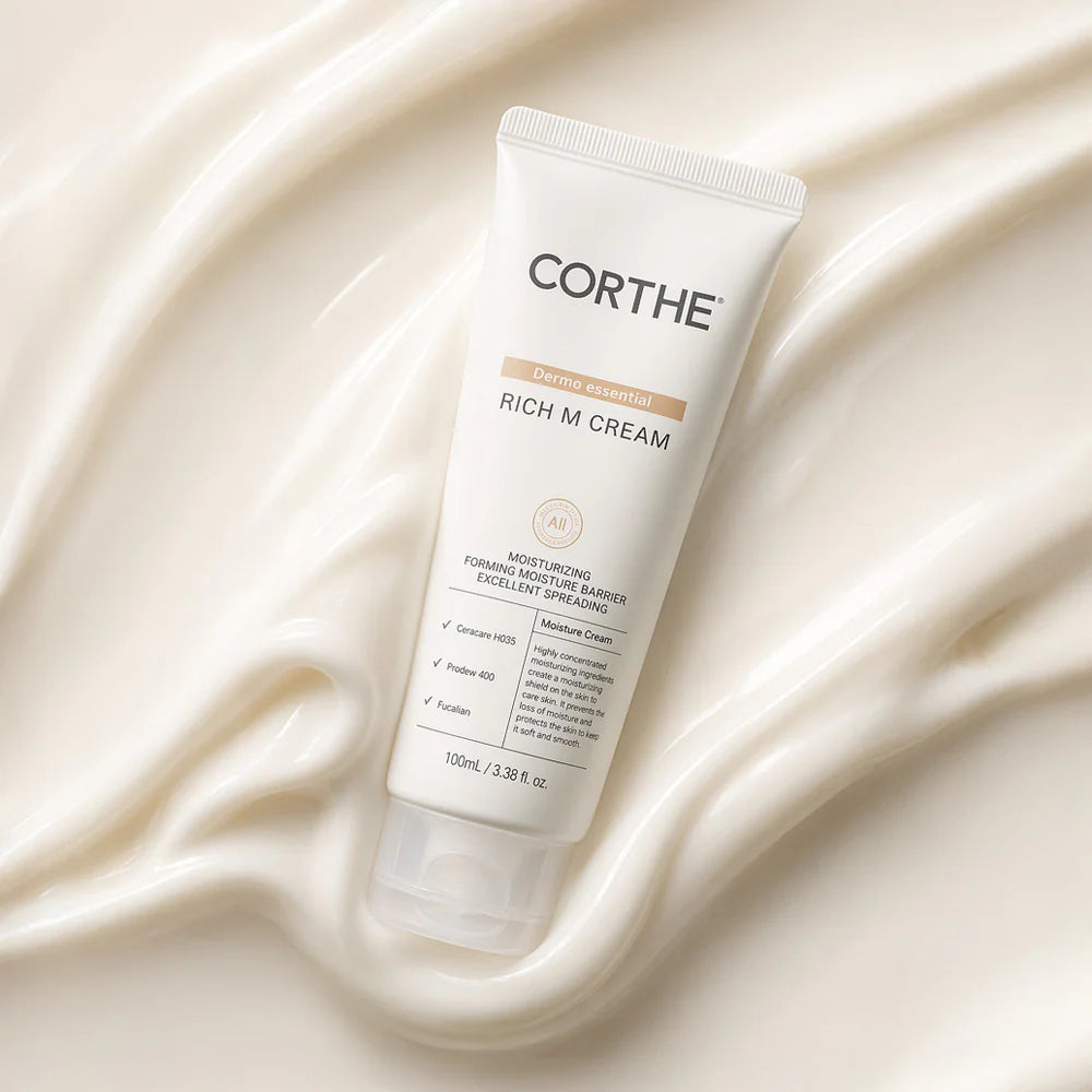 Corthe Rich M Cream 100 ml  Lamellārs ādas barjeras atjaunojošs krēms ar 15 aminoskābēm un Fucoidan